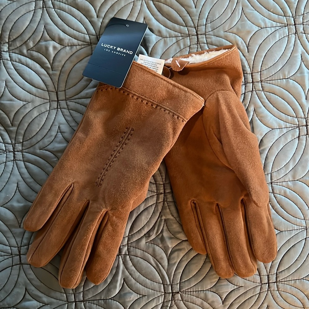 Lucky Brand Leather Gloves